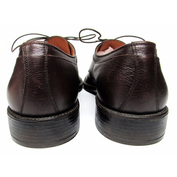 Salvatore Ferragamo Studio men\'s size 11.5 B Brown leather oxfords main image 9
